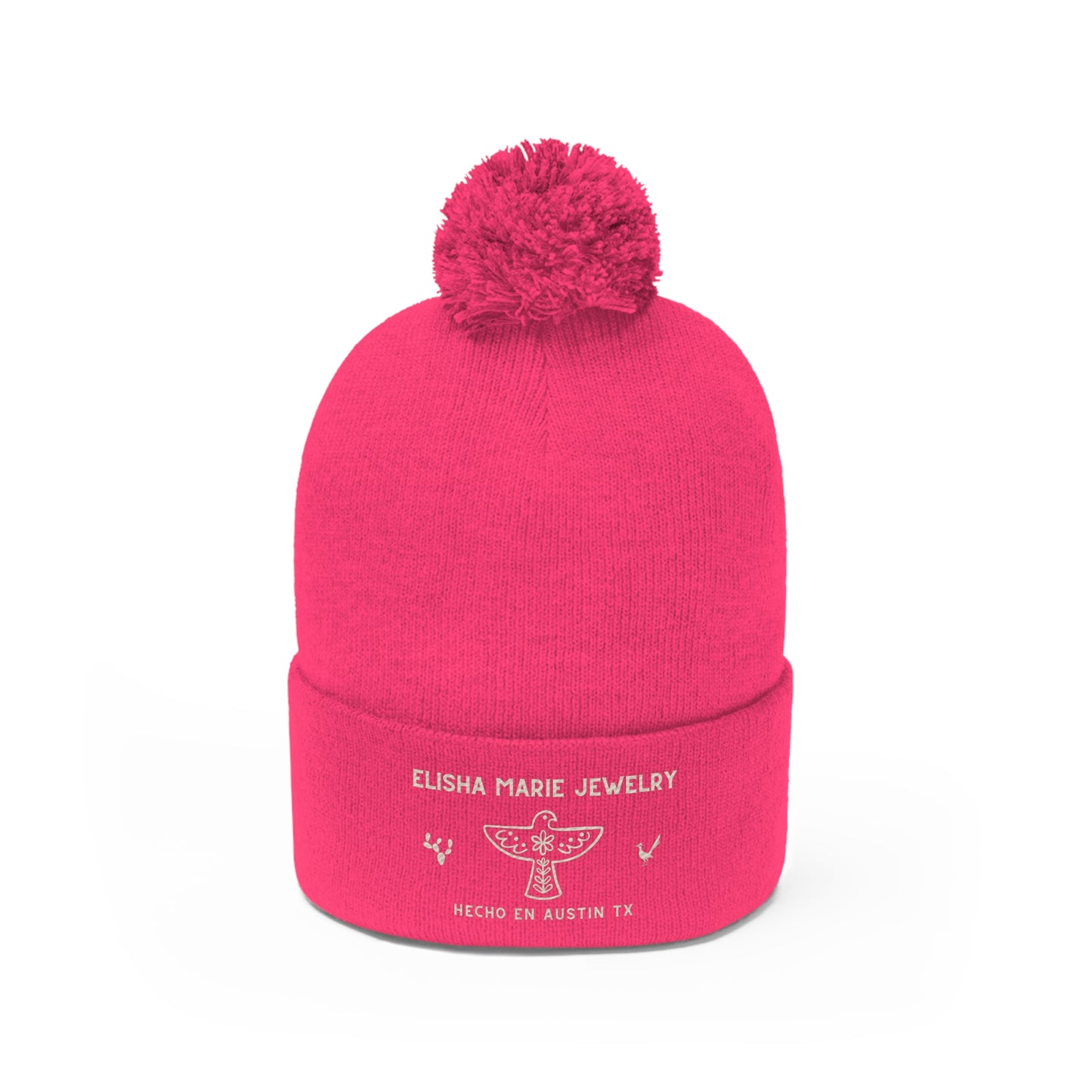 EM Pom Pom Beanie
