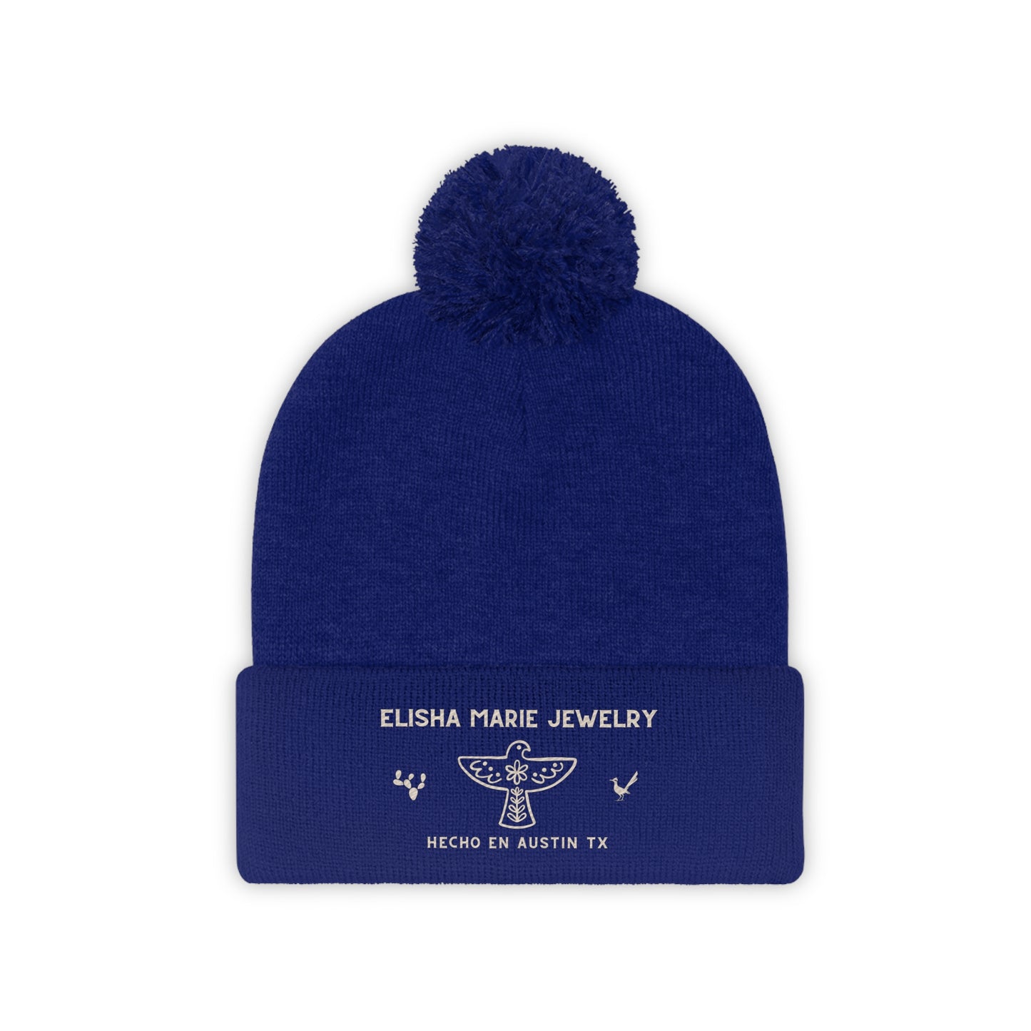 EM Pom Pom Beanie