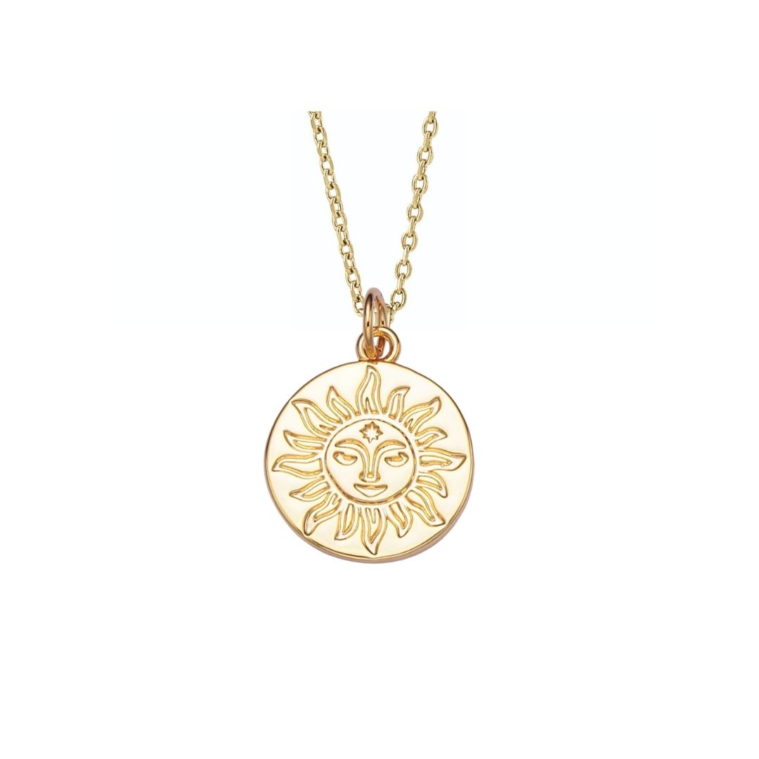 Sun Face Necklace