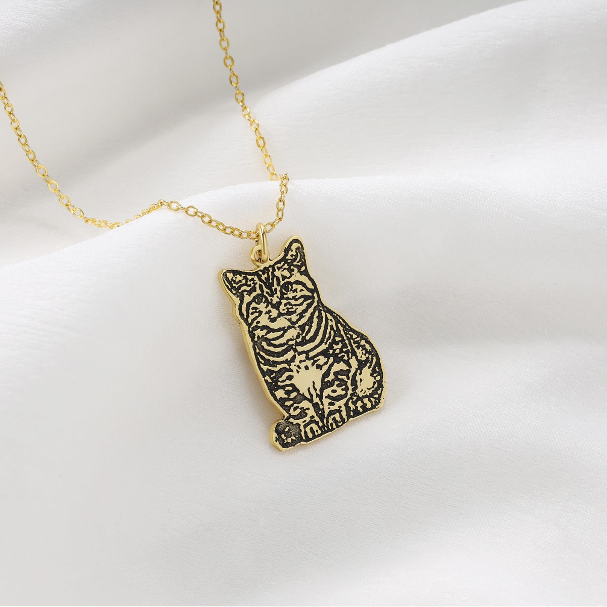 Custom Pet Portrait Necklace