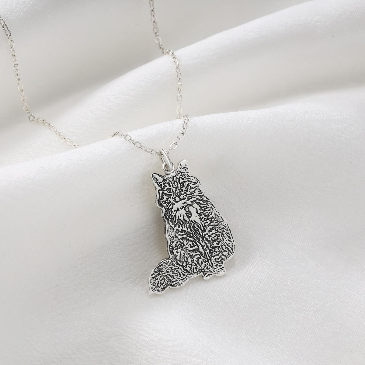 Custom Pet Portrait Necklace