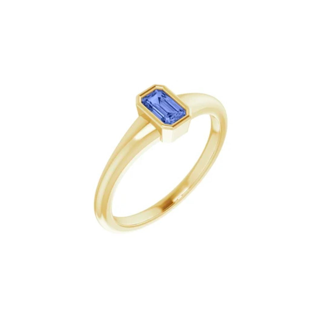 Tanzanite Engagement Ring