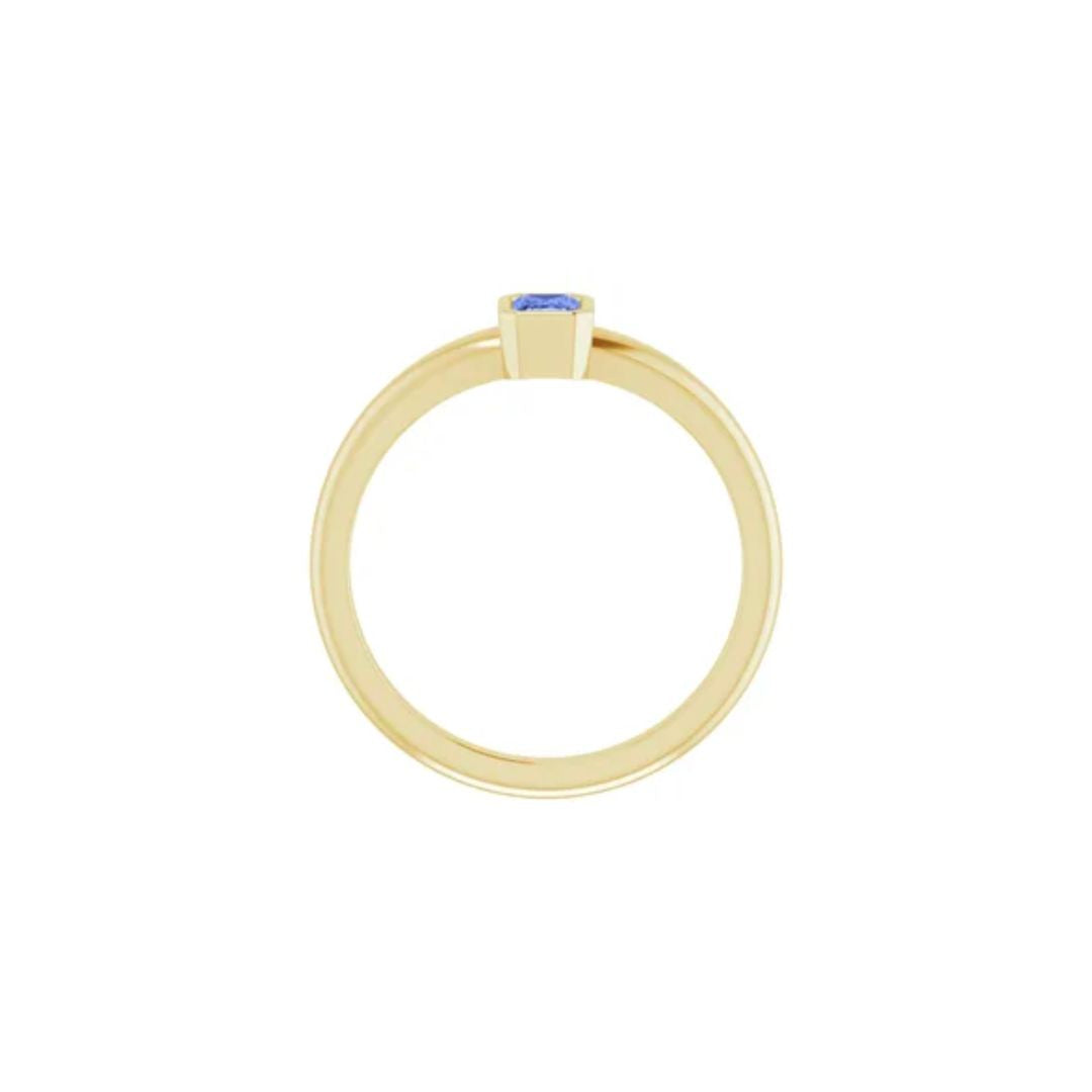 Tanzanite Engagement Ring