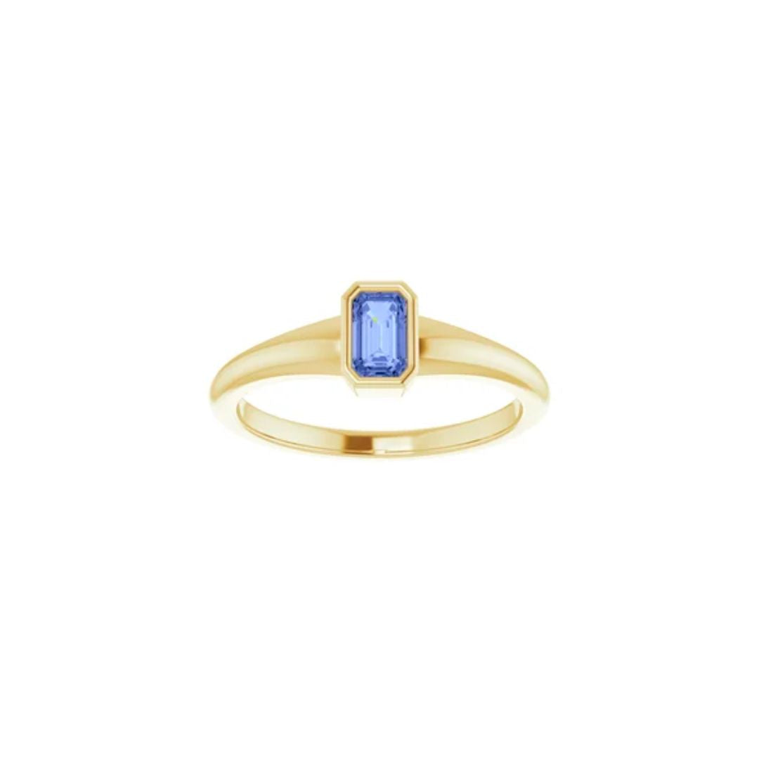 Tanzanite Engagement Ring