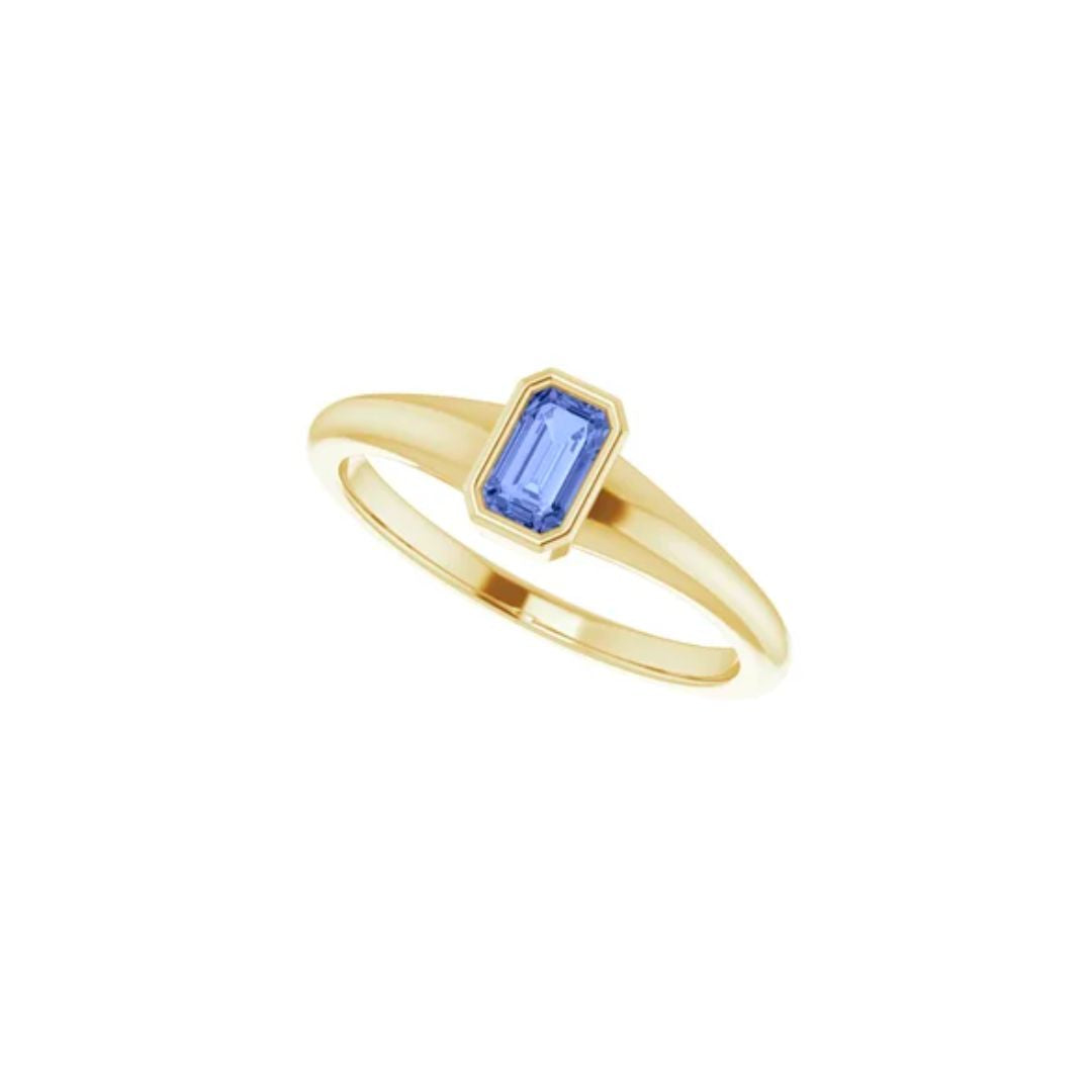 Tanzanite Engagement Ring