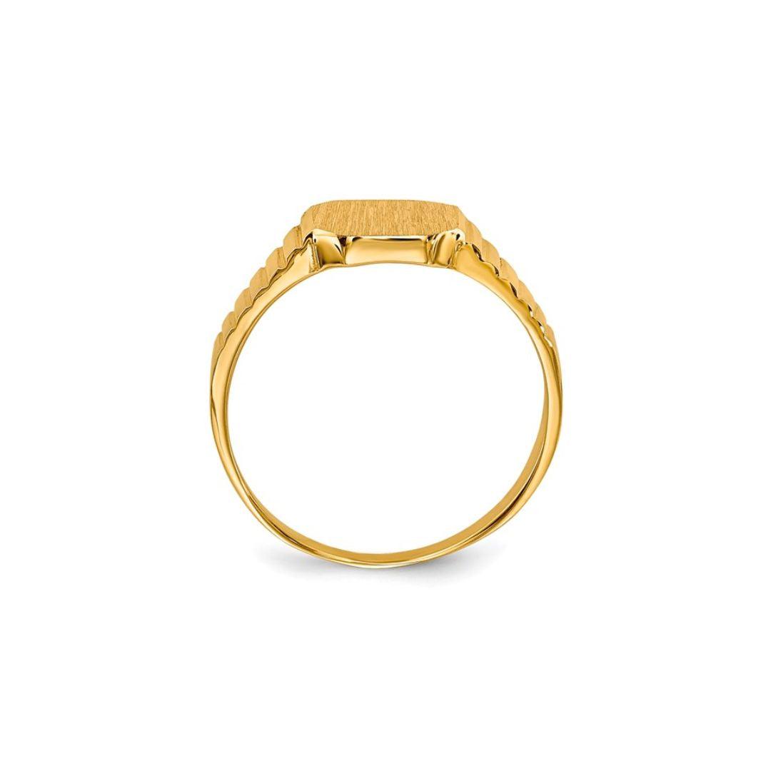 14K Childs Signet Ring