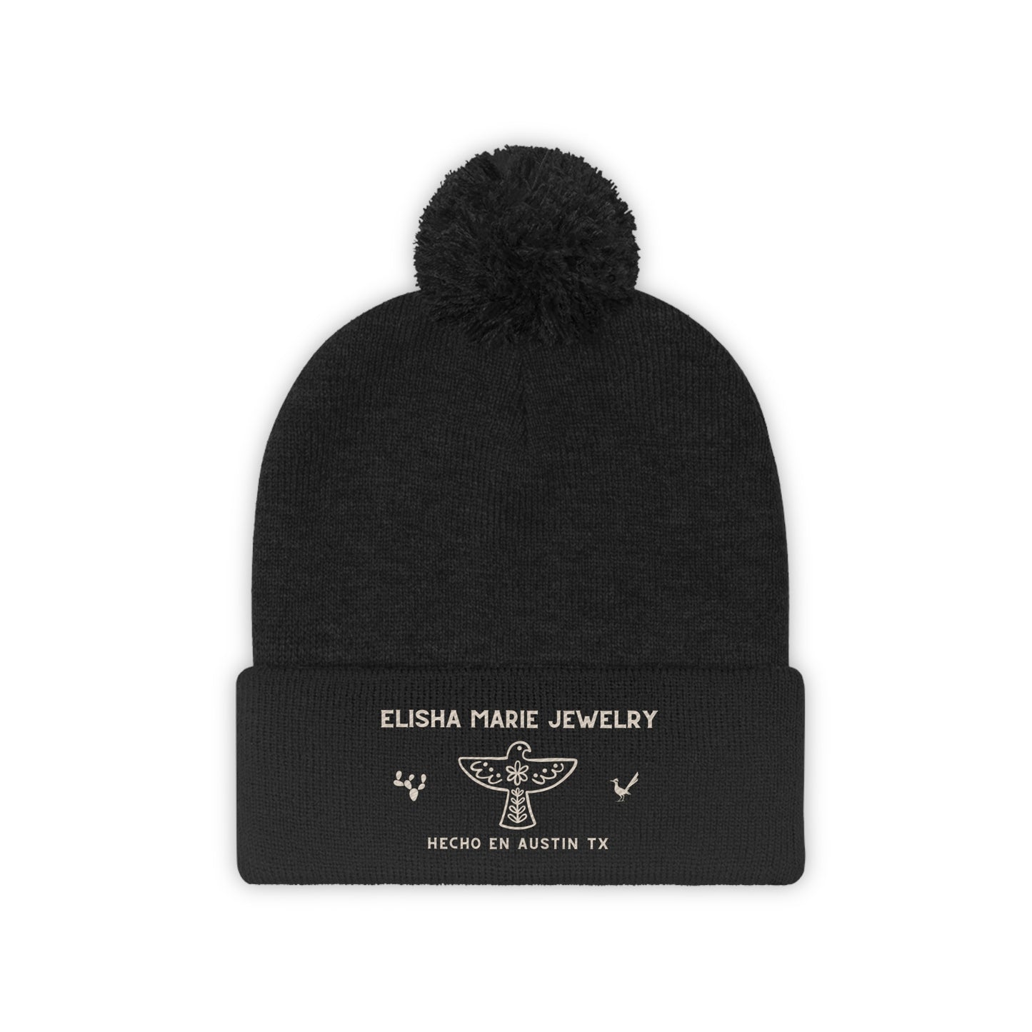 EM Pom Pom Beanie