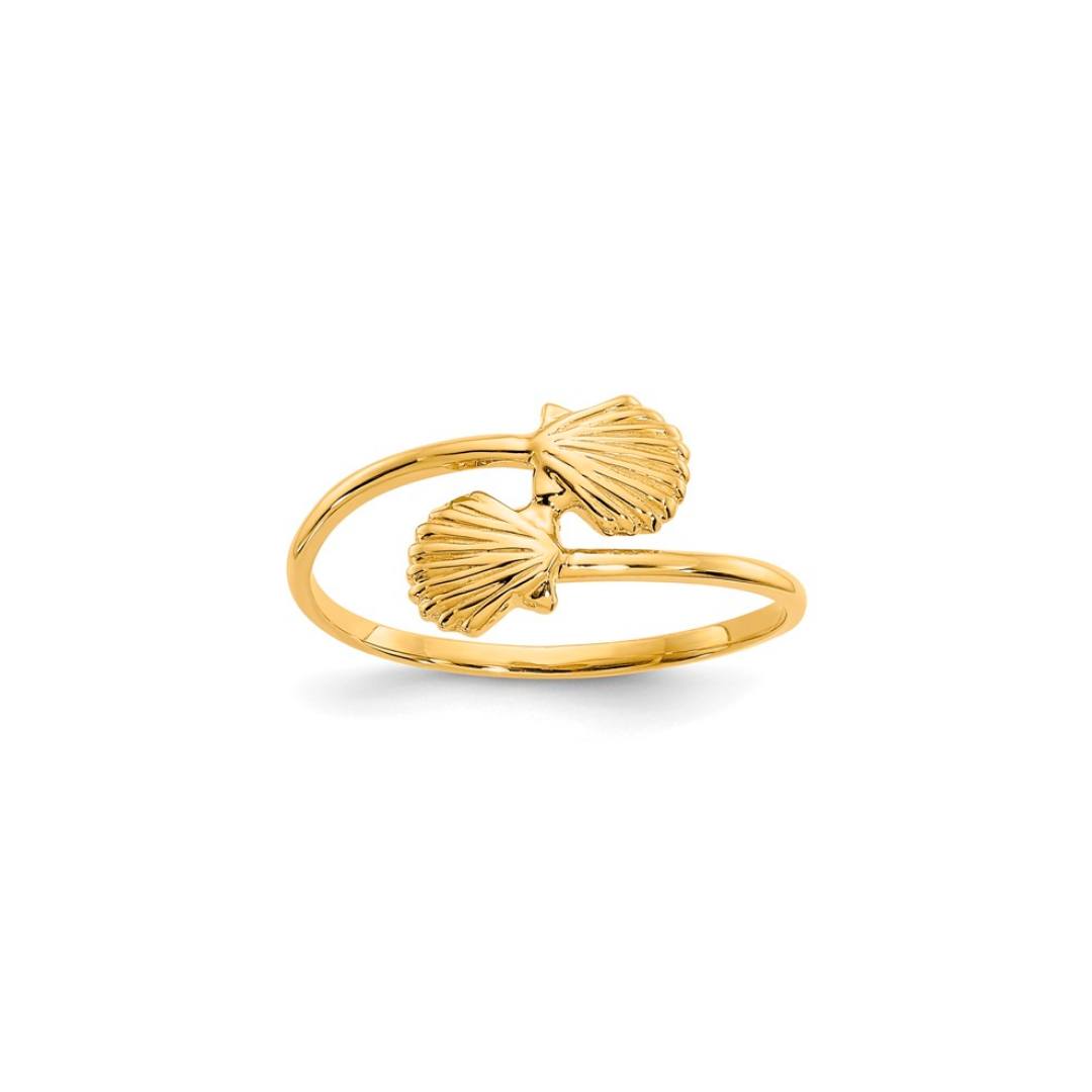 14K Shell Ring