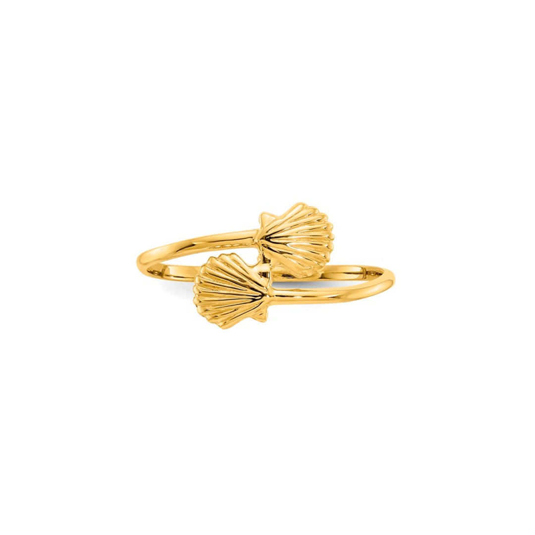 14K Shell Ring