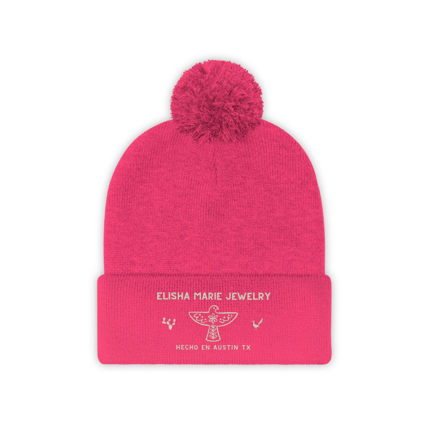 EM Pom Pom Beanie