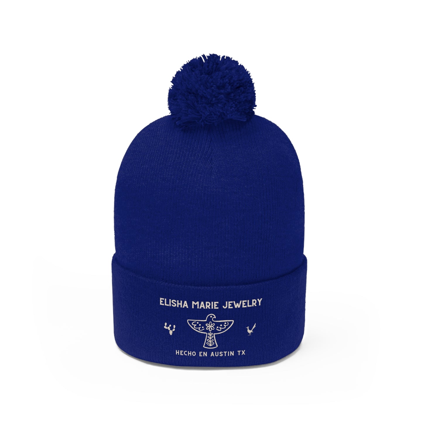 EM Pom Pom Beanie