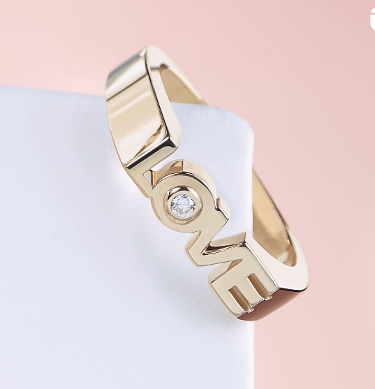 Diamond Love Ring