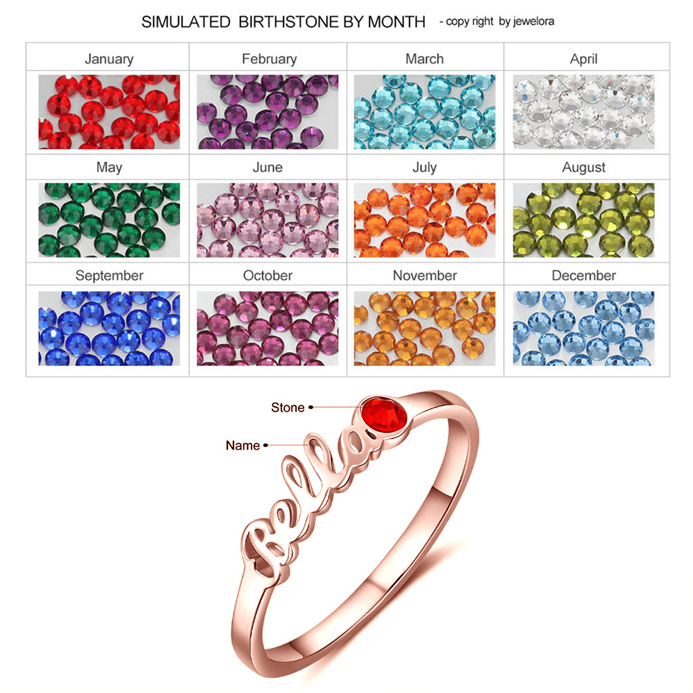 Custom Name Ring