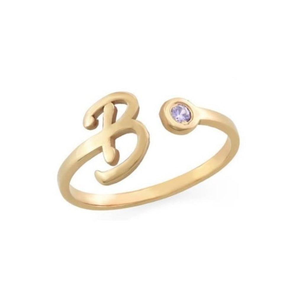 Custom Letter Ring