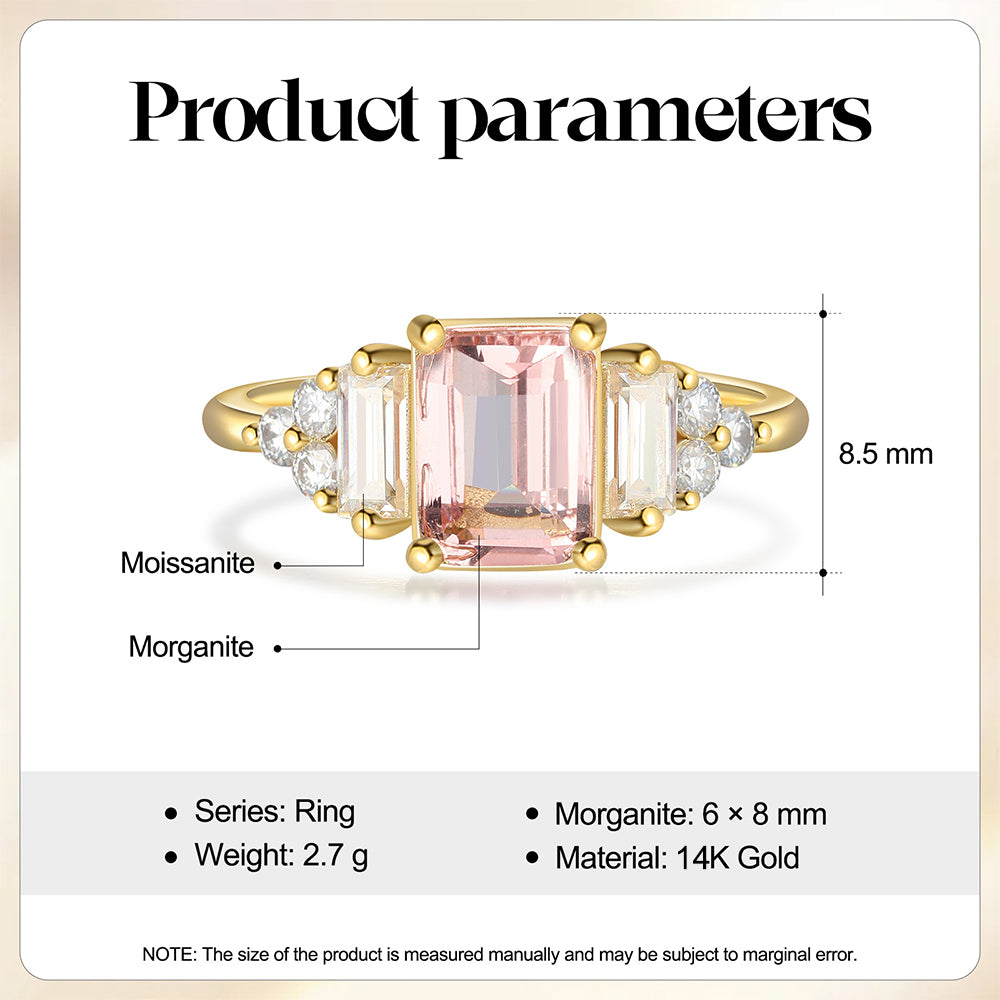 Pink Morganite Ring