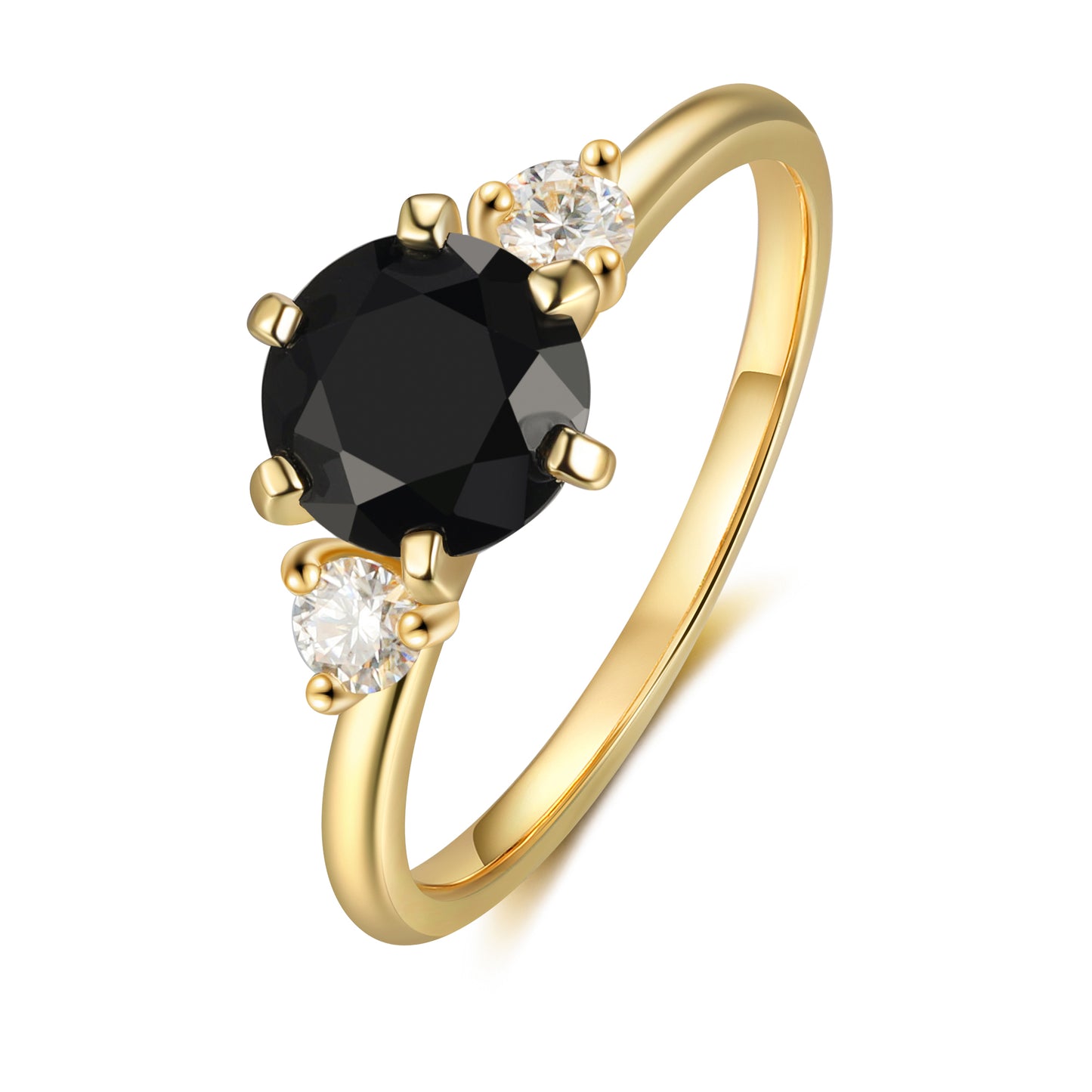 Black Onyx Stack Ring