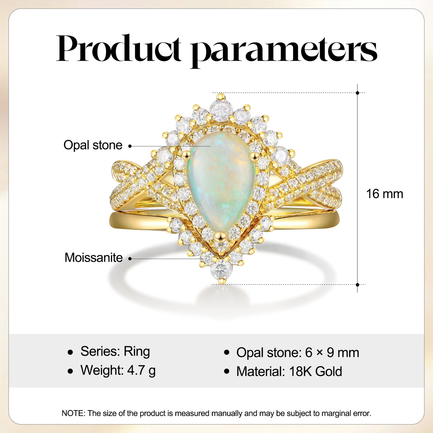 Opal Engagement Ring