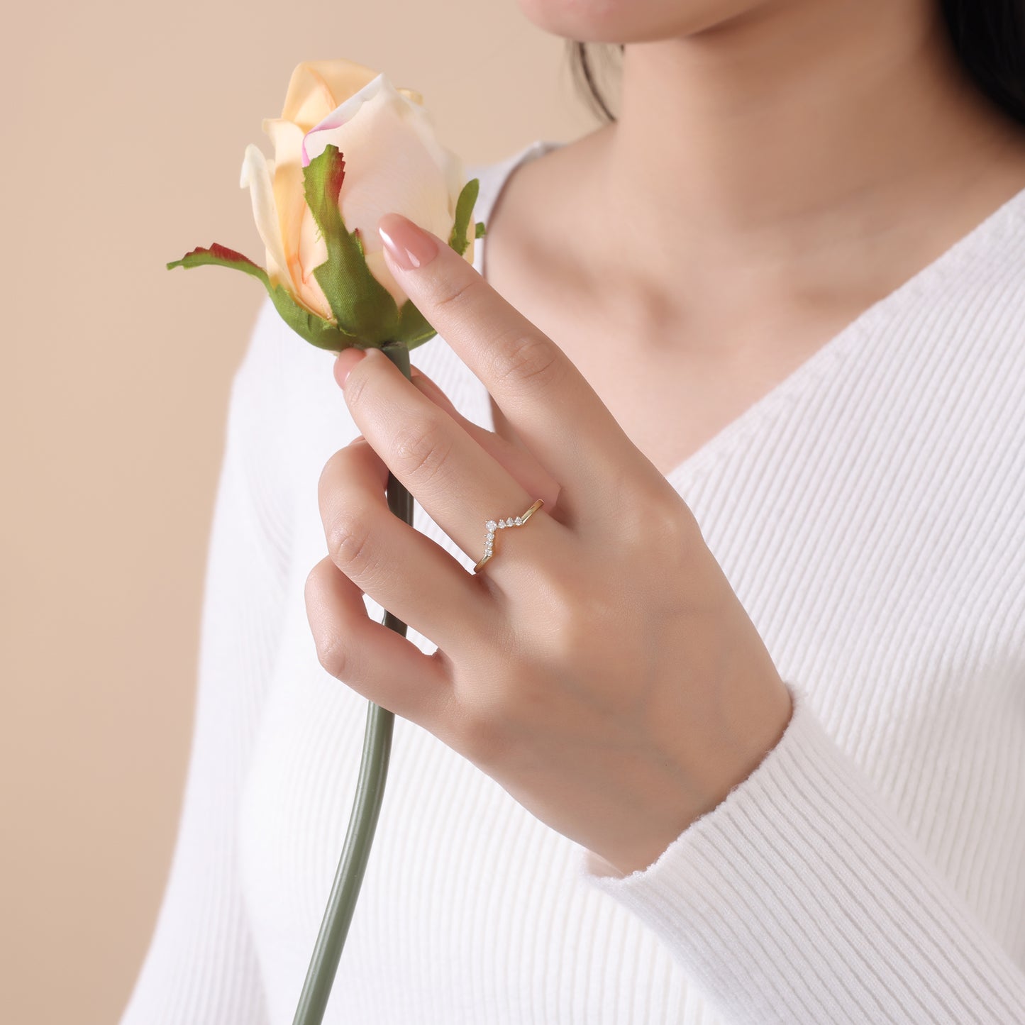 Moissanite Ring
