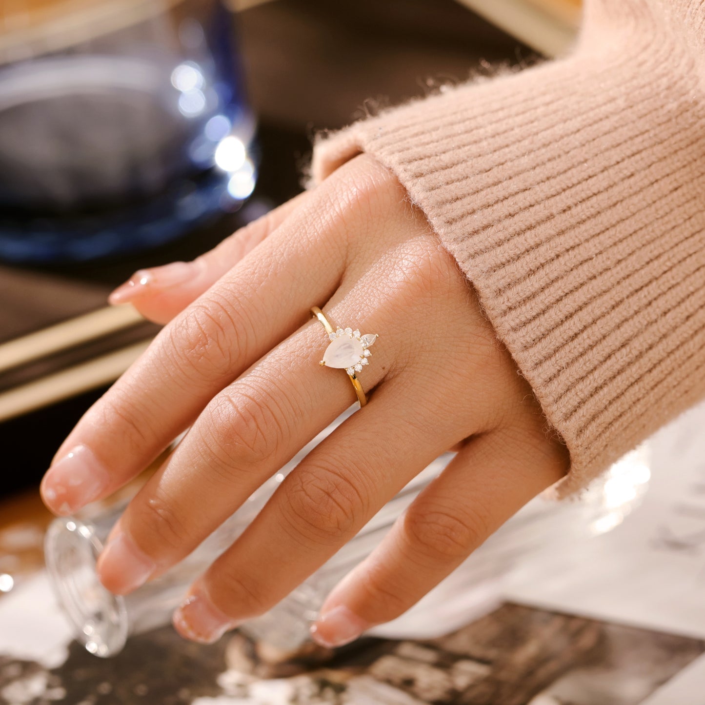 Moonstone Ring