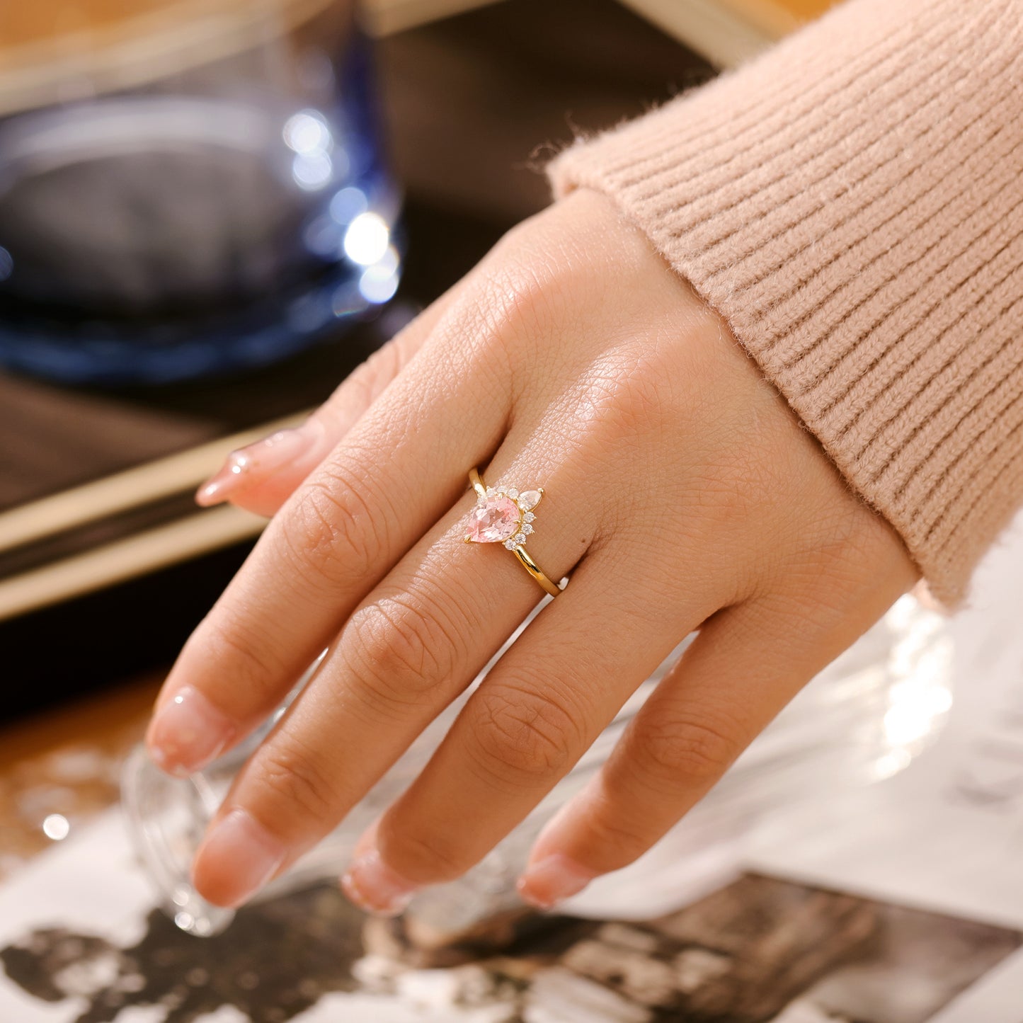 Pink Sapphire Ring