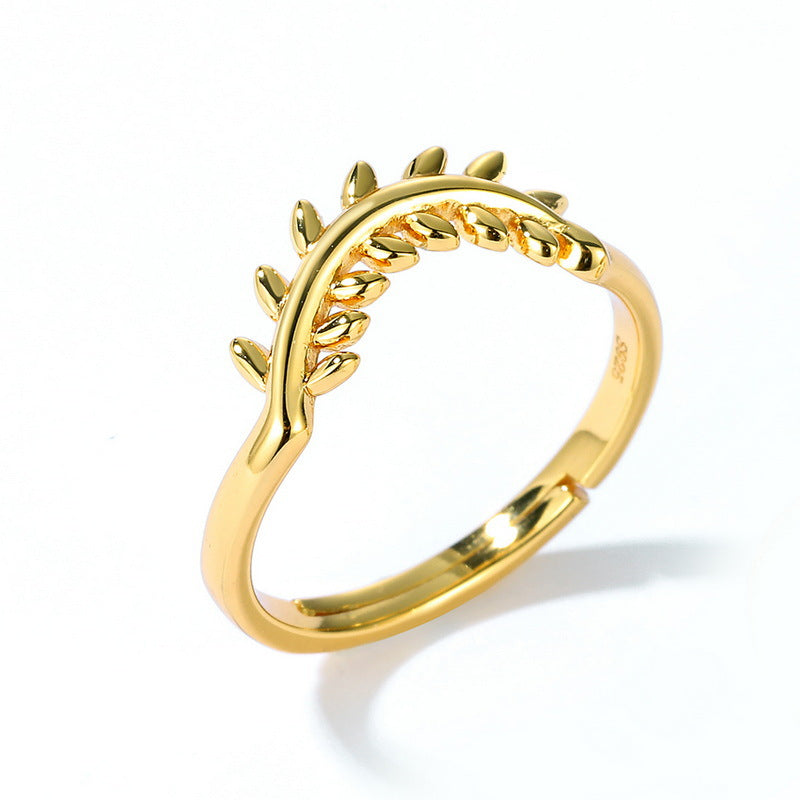 Triple Stack Willow Branch Ring