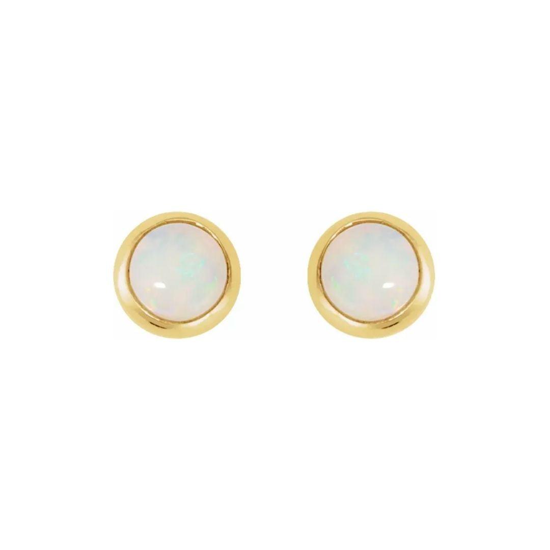 Gemstone Press Fit Back Stud Earring - Elisha Marie Jewelry