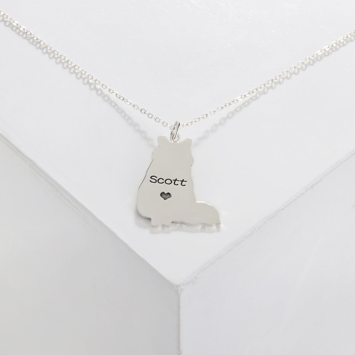 Custom Pet Portrait Necklace