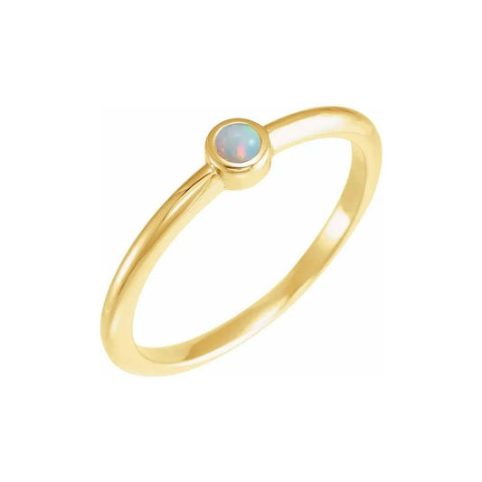 Opal Stackable Ring - Elisha Marie Jewelry