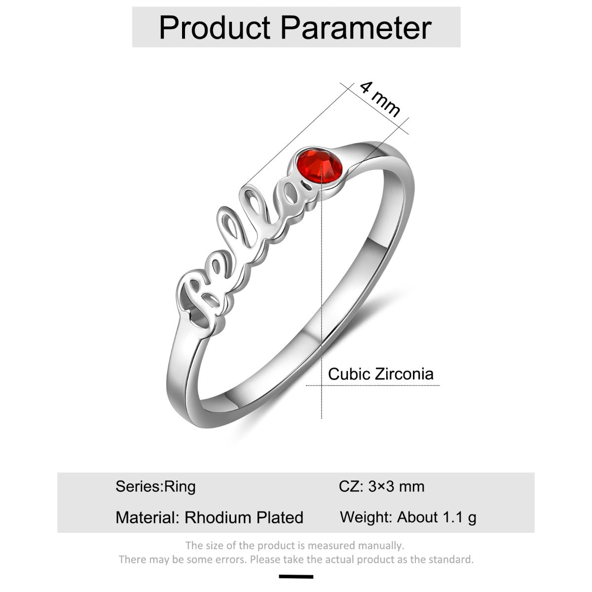Custom Name Ring