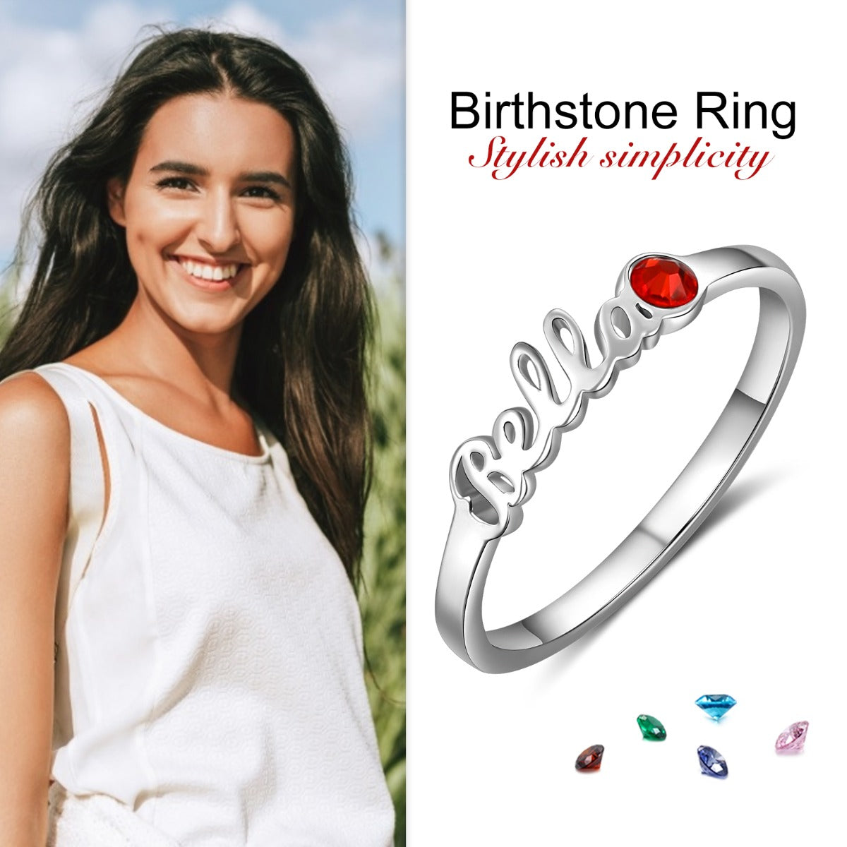Custom Name Ring