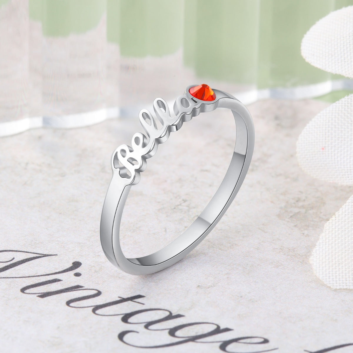 Custom Name Ring