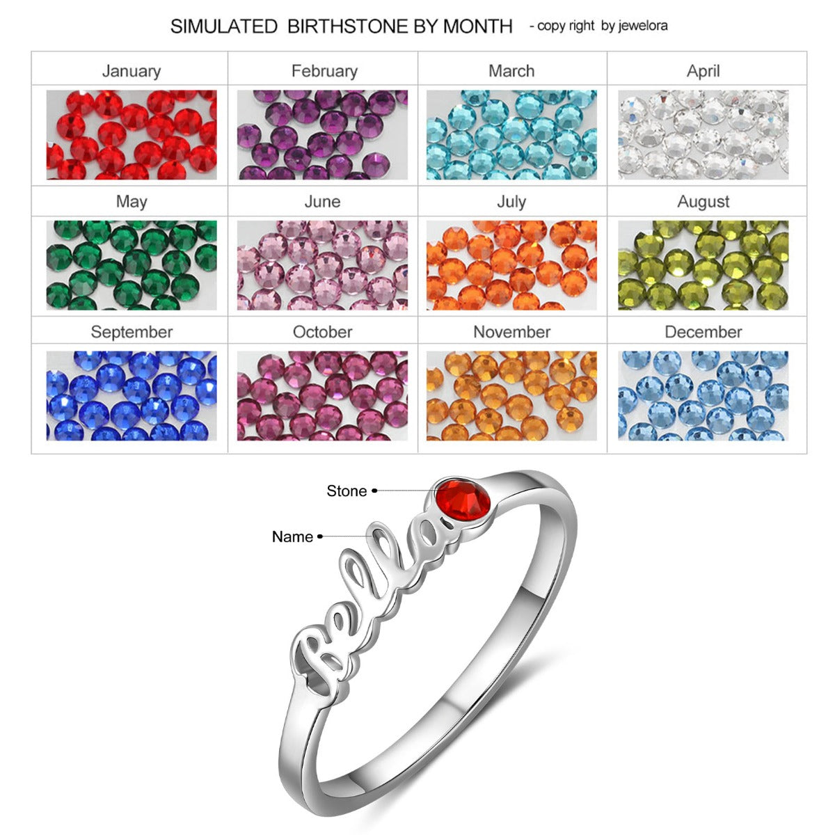 Custom Name Ring