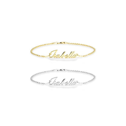 Script Name Bracelet - Elisha Marie Jewelry