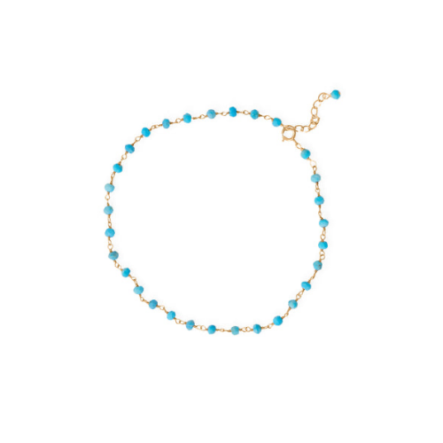 Turquoise Bolo Anklet