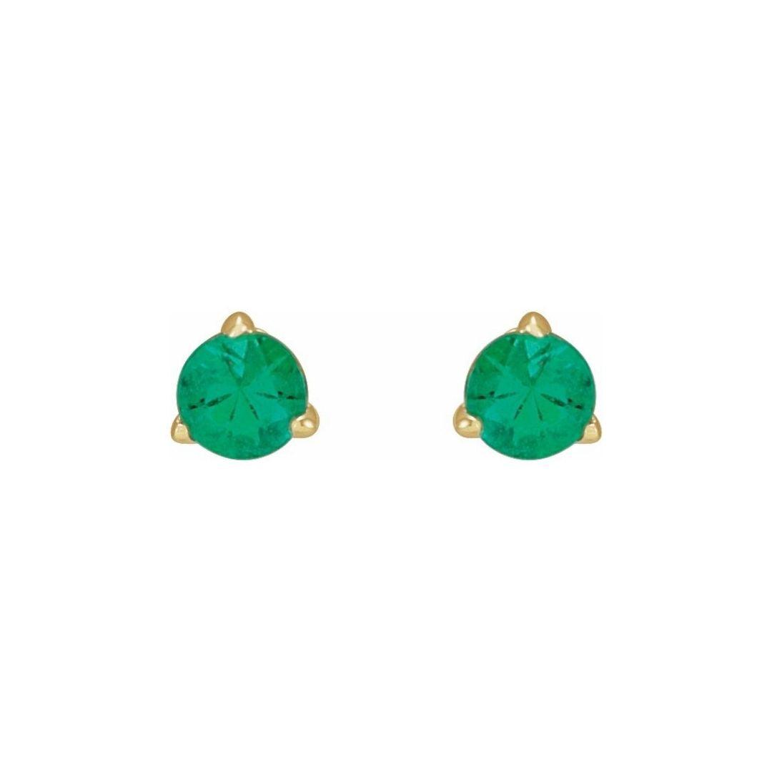 Emerald Studs