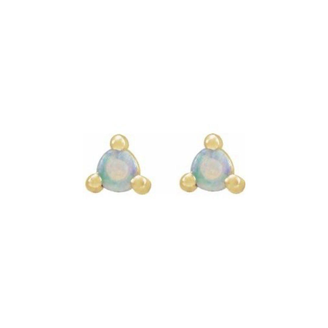 Gemstone Stud Earrings