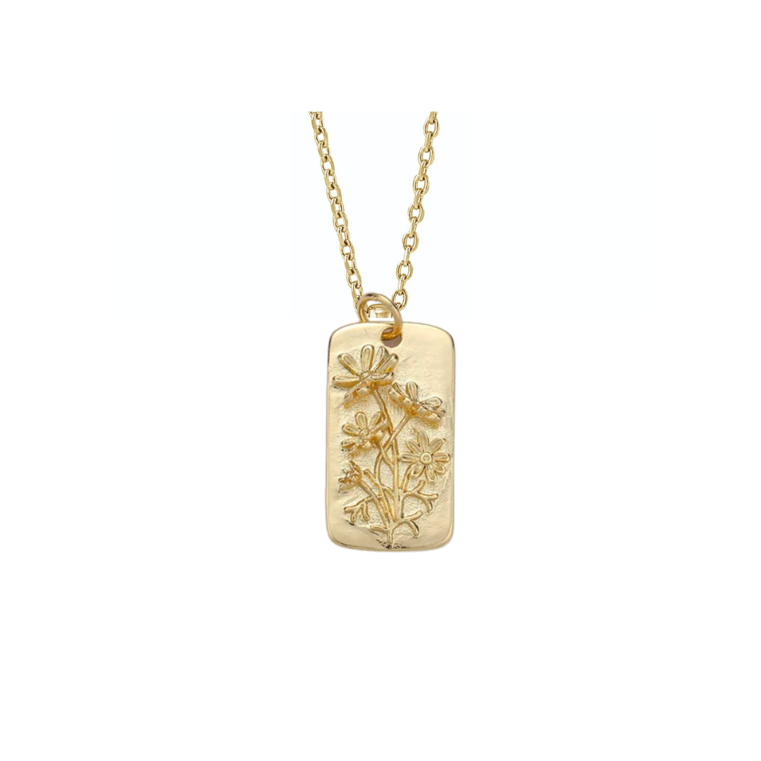 Wild Flower Pendant- Cotton Blossom