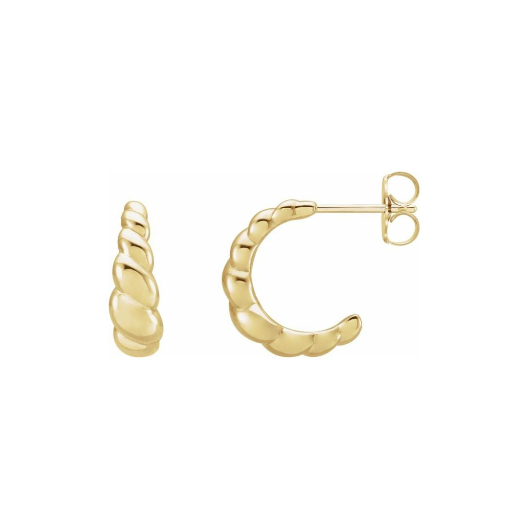 Rope Hoop Earring