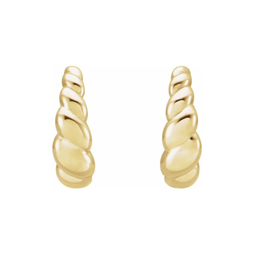 Rope Hoop Earring
