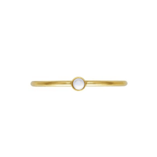 Moonstone Cabochon Ring