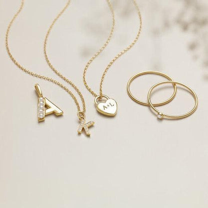 Engravable Heart Lock Necklace - Elisha Marie Jewelry