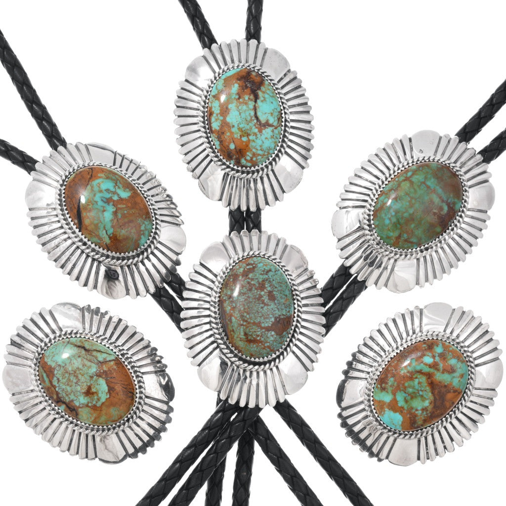 Navajo Turquoise Bolo Tie