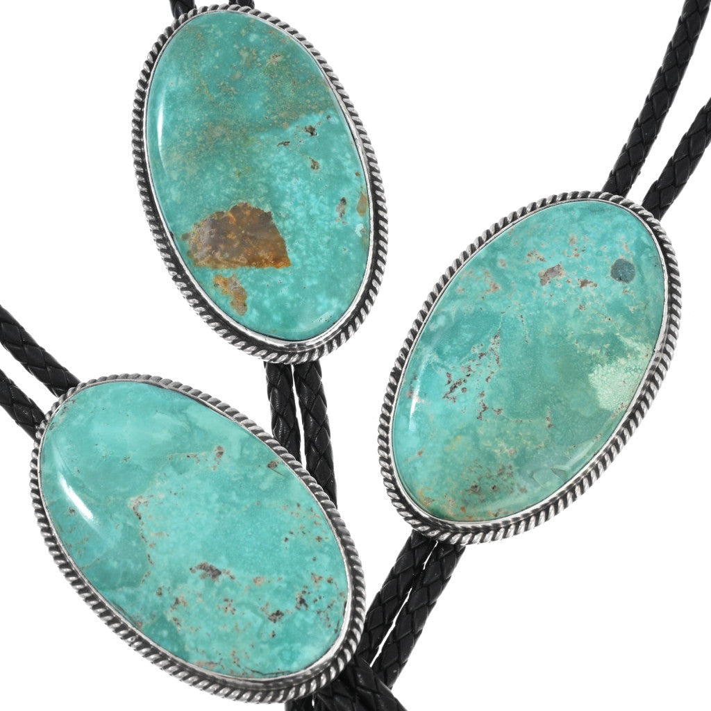 Large Turquoise Bolo Tie