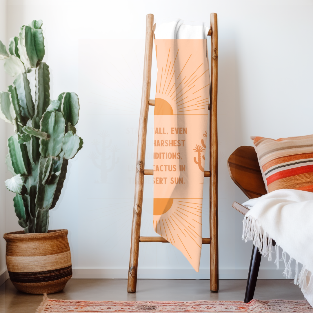 Cactus Sun Blanket