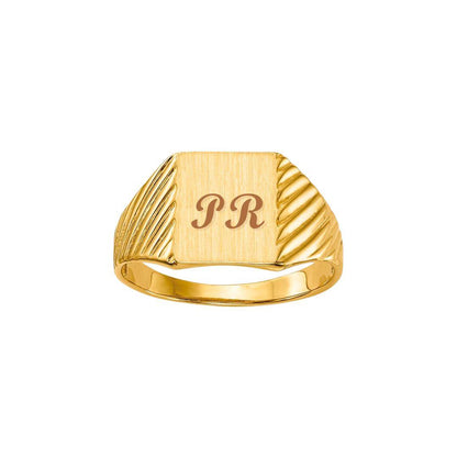 14K Signet Ring - Elisha Marie Jewelry