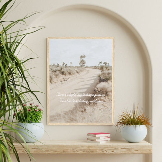 Desert Scenery Poster