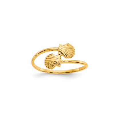 14K Shell Ring