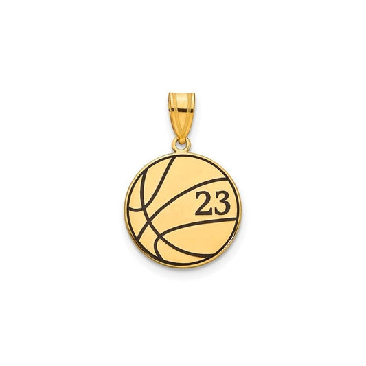 Basketball Number Charm