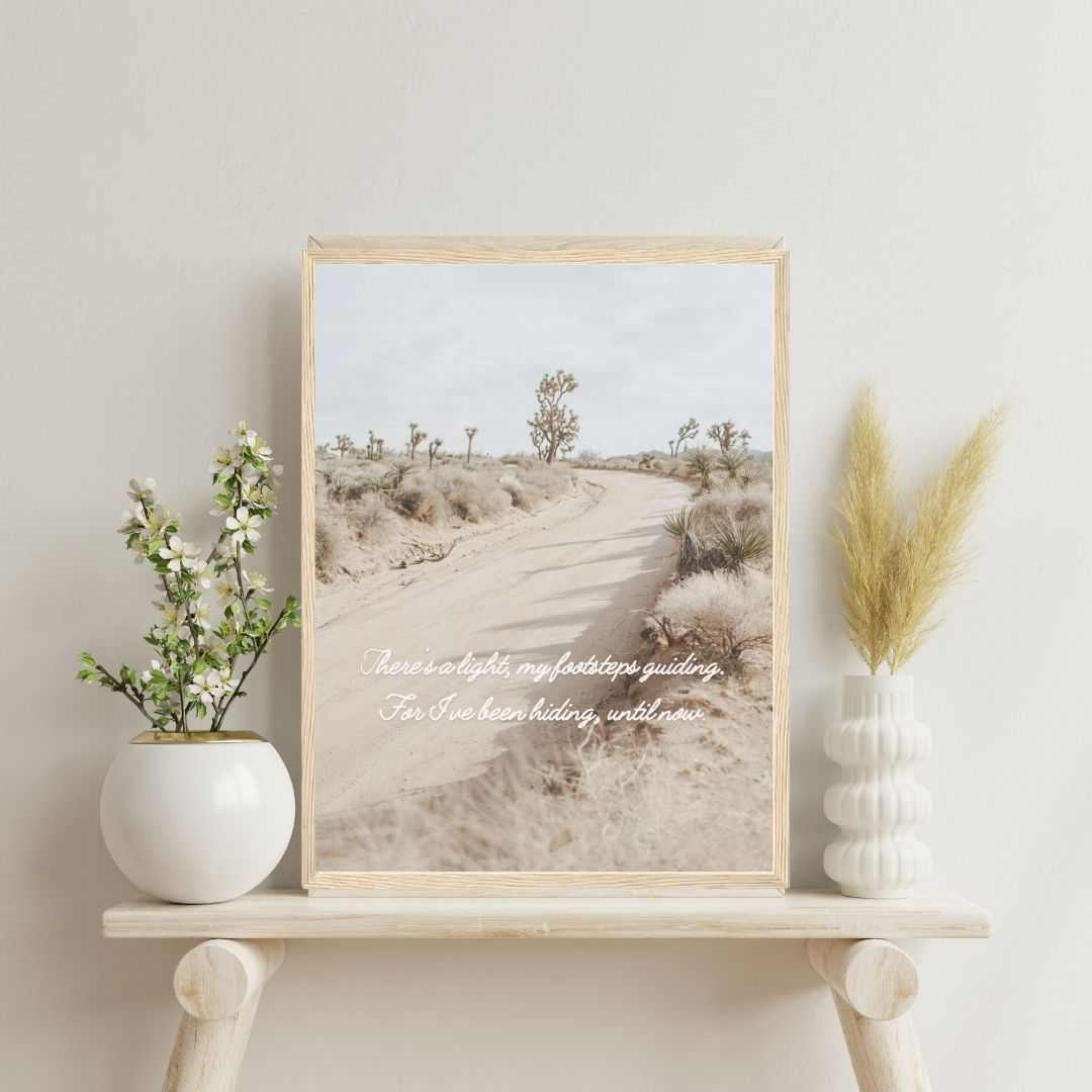 Desert Scenery Poster