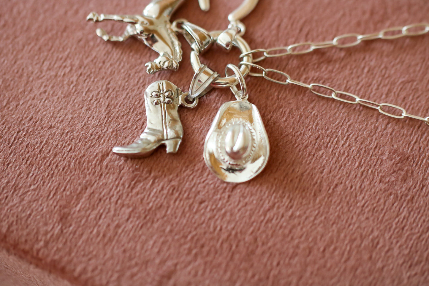 Western Cowboy Hat Charm